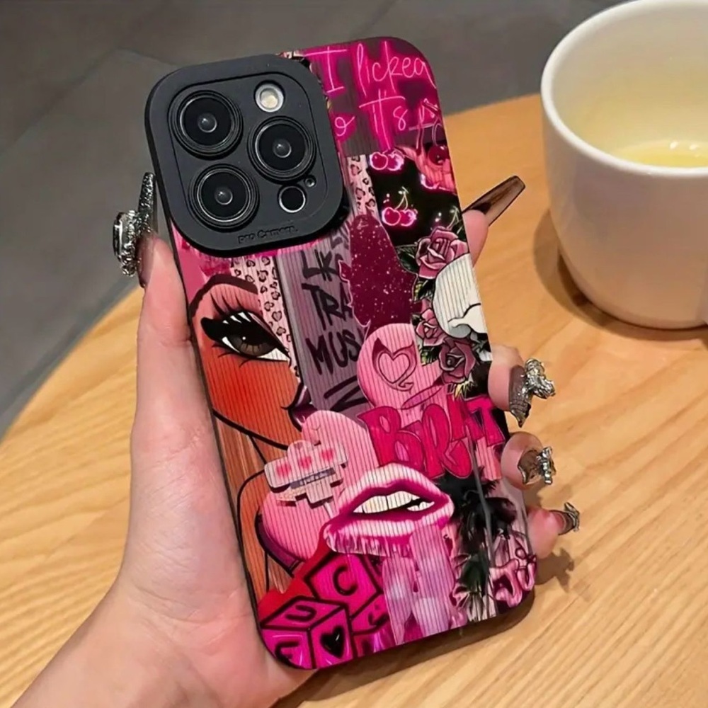 Pink Graffiti Art iPhone Case